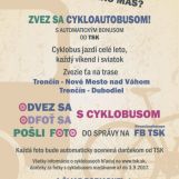 Letnú sezónu TSK otvára zavedením cykloautobusov, prvých cyklistov odvezú už túto sobotu na najväčší bicyklový festival.