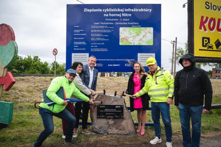 Začína výstavba ďalšieho úseku Hornonitrianskej cyklomagistrály Začína výstavba ďalšieho úseku Hornonitrianskej cyklomagistrály