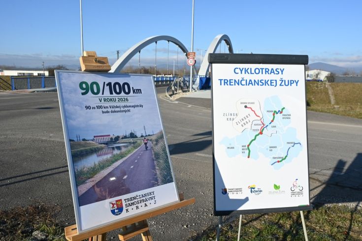 Začala výstavba predposledného úseku Vážskej cyklomagistrály