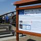 Prejazd jazerami i po výnimočne dlhom gabiónovom múre, taký je nový úsek vážskej cyklomagistrály - DSC_0143